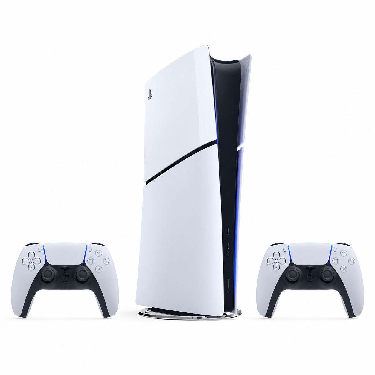 Consola Sony PlayStation 5 Slim (PS5) DIGITAL EDITION 825GB + 2 Controllere, E-Chassis, Alb Second-Hand SH