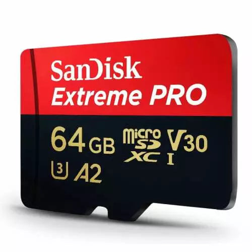 Card de Memorie SanDisk Extreme PRO Micro SDXC 64GB 170/90 MB/s A2 Clasa 10 V30 UHS-I U3 Second-Hand SH