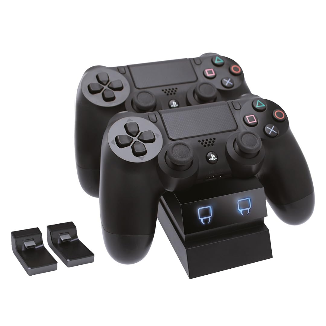 Stație de încărcare duală Venom VS2732 pentru PS4, LED, încărcare simultană 2 controllere – Negru Second-Hand SH