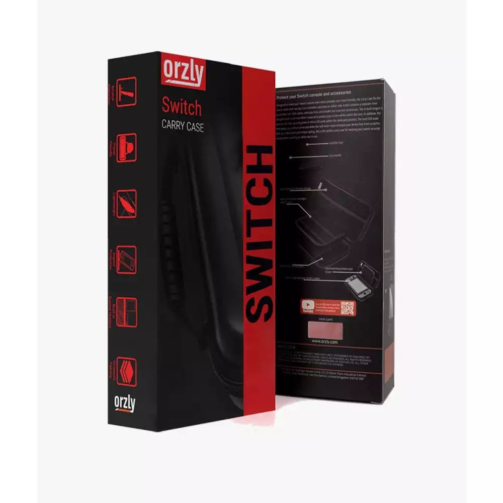 Husă de transport ORZLY compatibilă cu Nintendo Switc(model normal) – Negru NOU