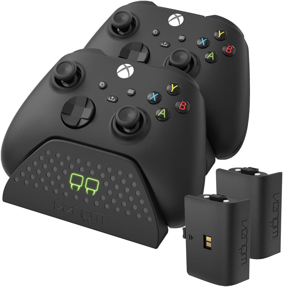 Stație dublă încărcare VENOM pentru XBOX Series X/S & Xbox One Negru