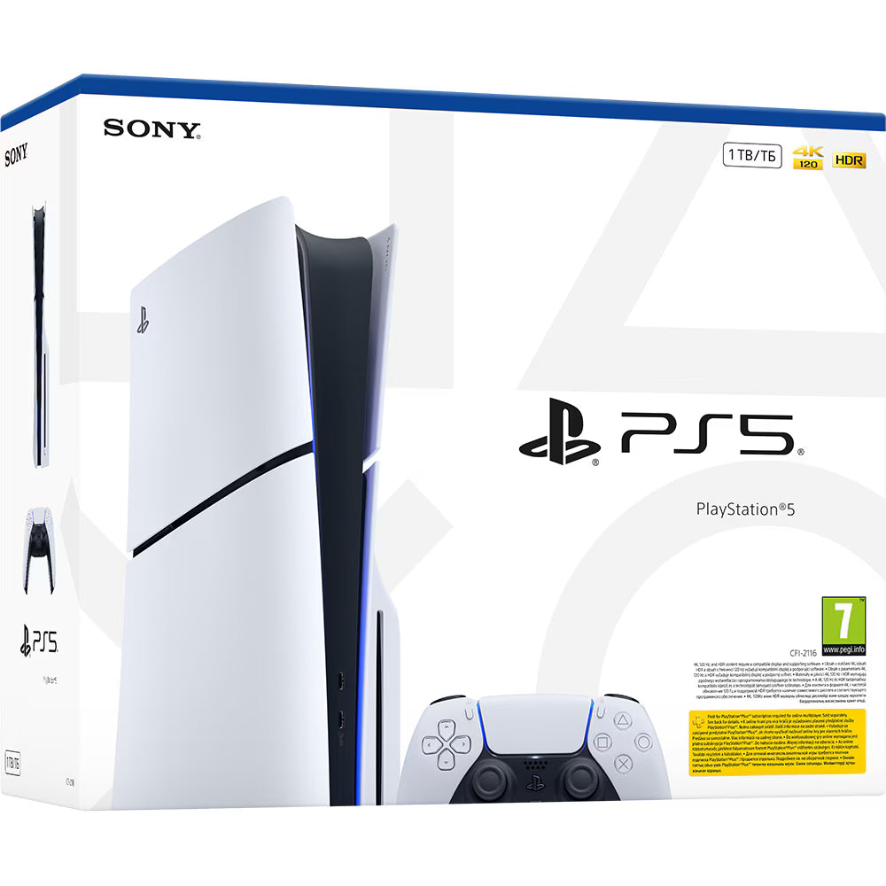Consolă Sony PlayStation 5 Slim (PS5) 1TB, E-Chassis, Alb Second-Hand SH