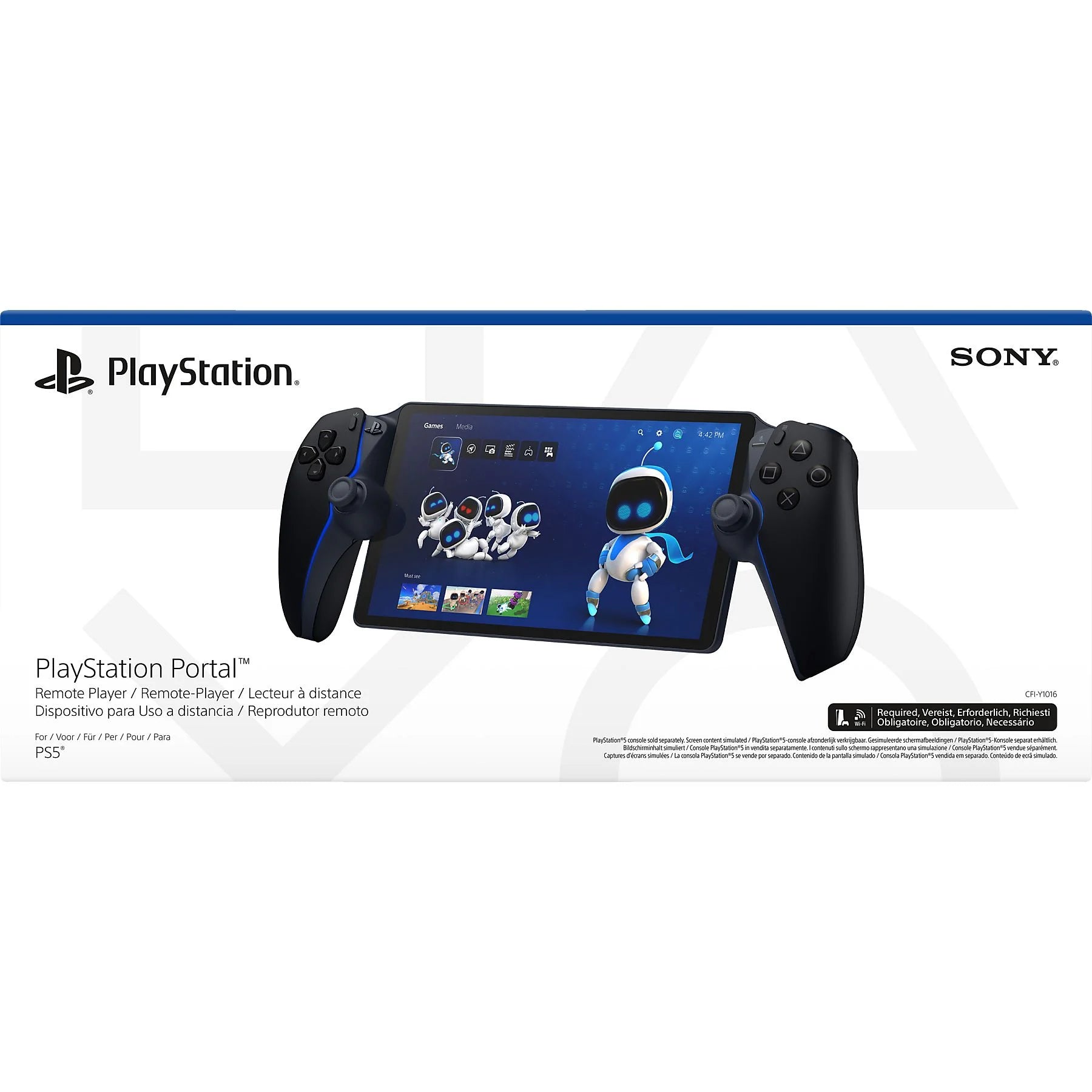 PlayStation Portal Remote Player Negru pentru PS5 PlayStation 5 Second-Hand