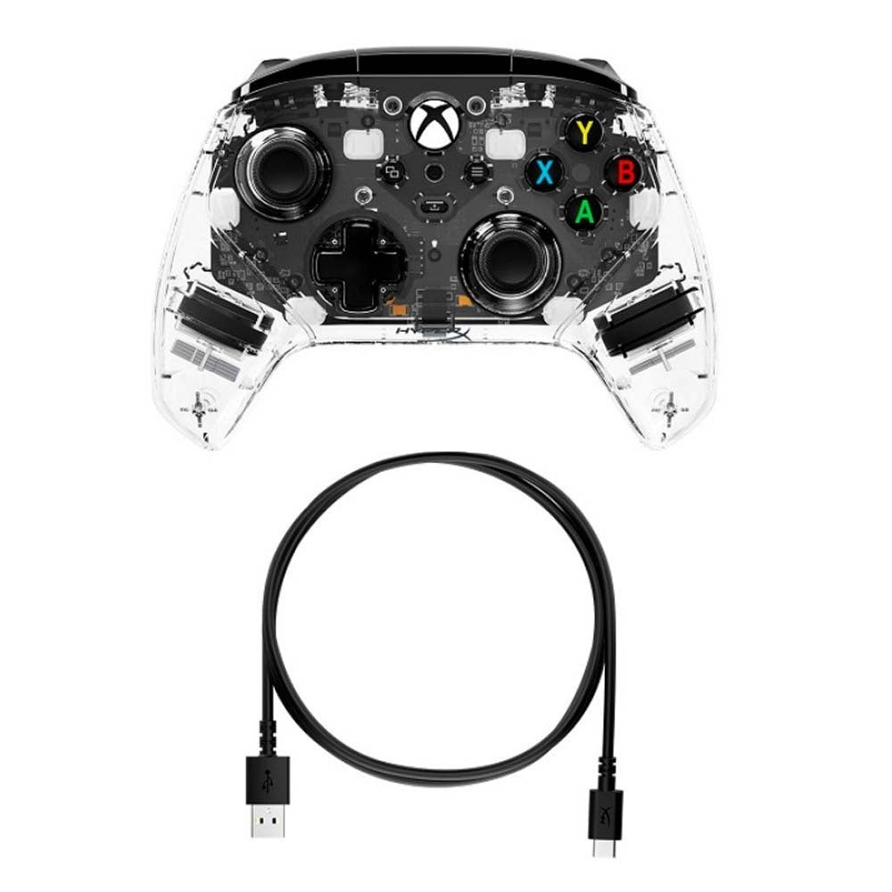 Controller cu fir HyperX Clutch Gladiate RGB pentru PC / Xbox One / Xbox Series X|S, Butoane Programabile, Trigger Locks – Negru Second-Hand SH