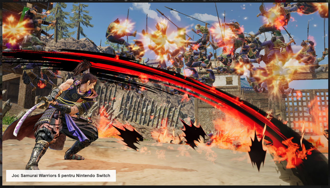 Joc Samurai Warriors 5 pentru Nintendo Switch Second-Hand SH