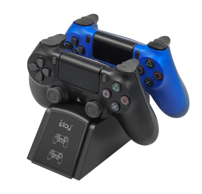 Încărcător pentru controller Iplay, LED, compatibil cu PlayStation 4 PS4, Negru Second-Hand SH