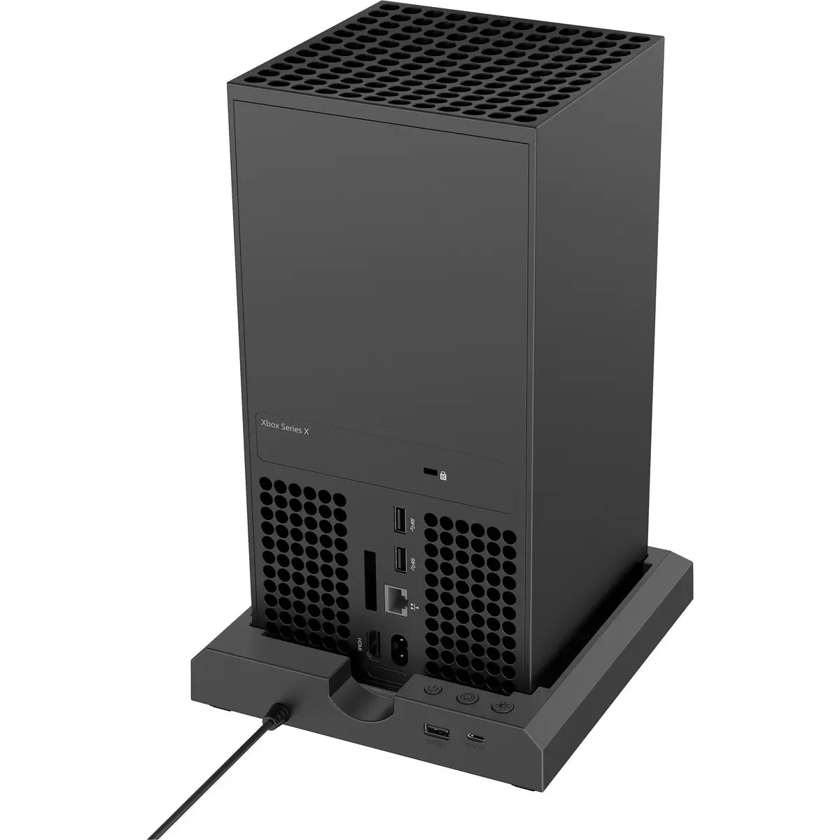 Stand consolă Venom VS2886 pentru Xbox Series X, LED RGB, USB & USB-C – Negru Second-Hand SH