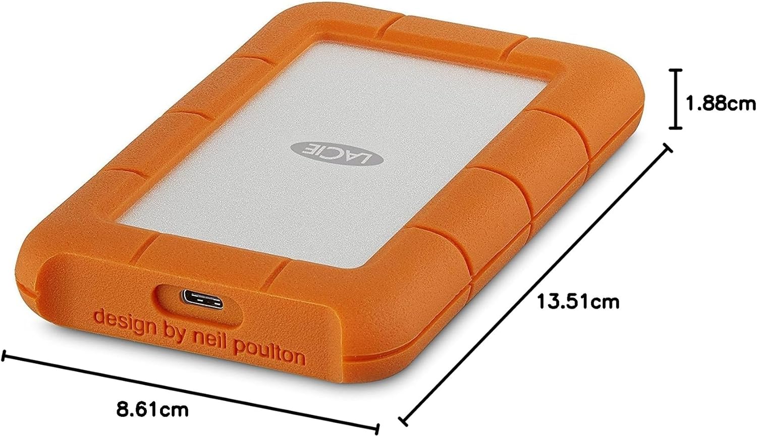 SSD Extern LACIE Rugged Mini STMF1000400 1TB USB-C 2000MB/s