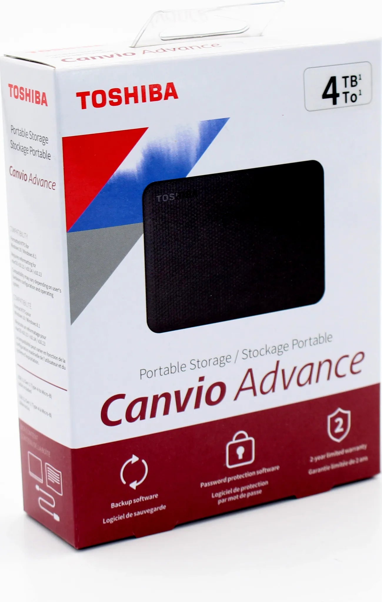 Hard Disk Extern TOSHIBA Canvio Advance 4TB USB 3.2 Gen 1 Micro-USB-B NOU