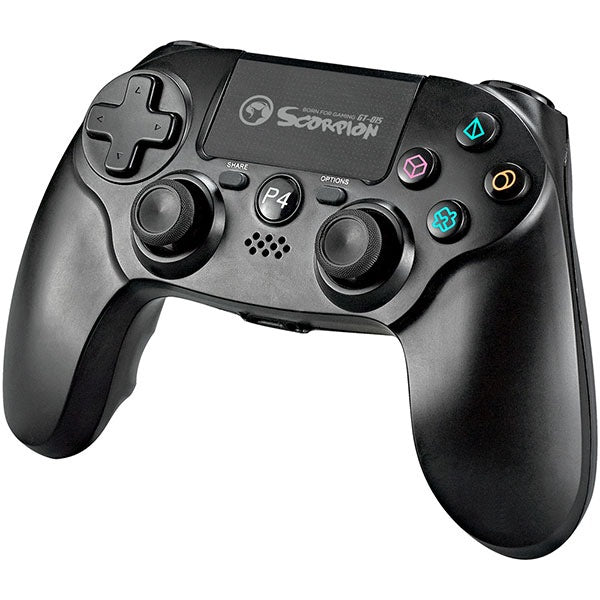 Gamepad MARVO GT-015 pentru PS4 și PC, Vibrații, Touchpad, Senzori Mișcare – Negru Second-Hand SH