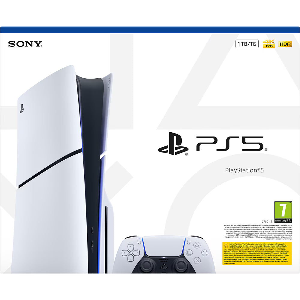 Consolă Sony PlayStation 5 Slim (PS5) 1TB, E-Chassis, Alb Second-Hand SH