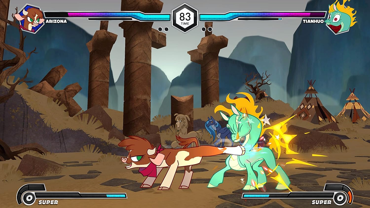 Joc Them's Fightin' Herds Deluxe Edition pentru PlayStation 4 PS4 Second-Hand SH
