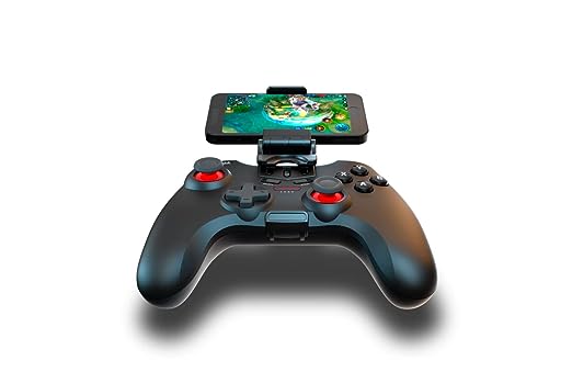Controller Wireless KROM KENZO PC ,Nintendo ,PS3 ,PS4 ,Android ,iOS cu suport de telefon