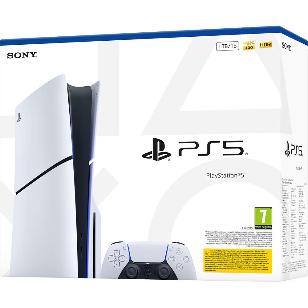 Consolă Sony PlayStation 5 Slim (PS5) 1TB, E-Chassis, Alb Second-Hand SH