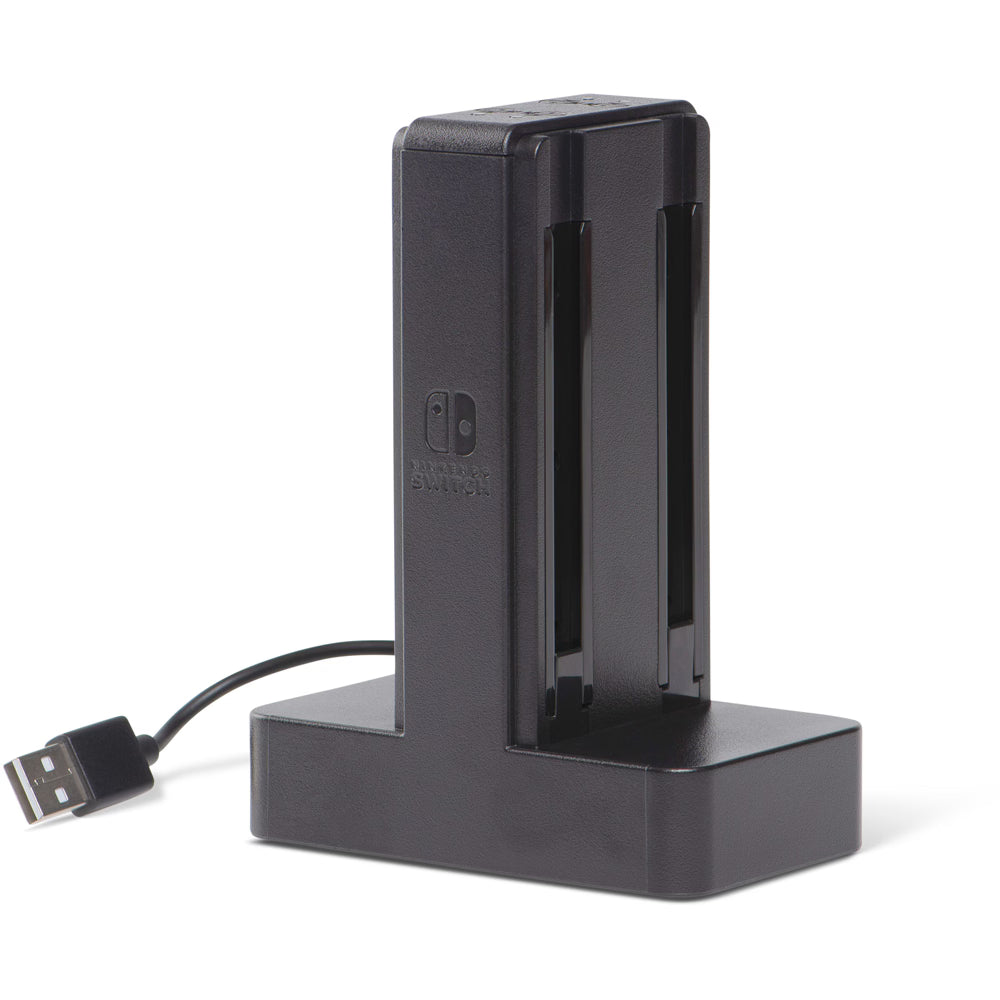 Stație de încărcare PowerA pentru Joy-Con Nintendo Switch, 4 controllere, LED – Negru Second-Hand SH
