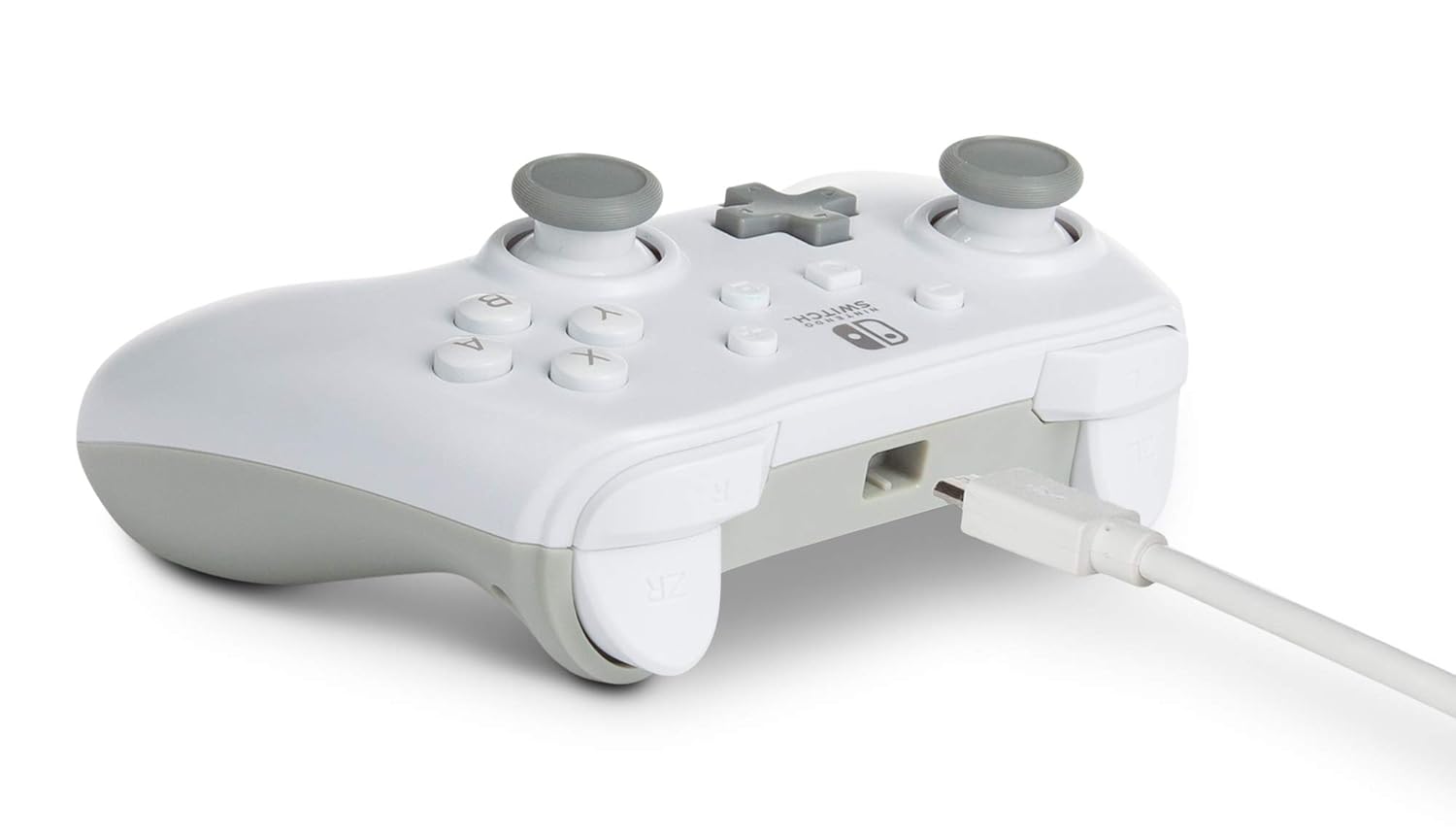 Controller POWERA Wired NINTENDO Switch Alb