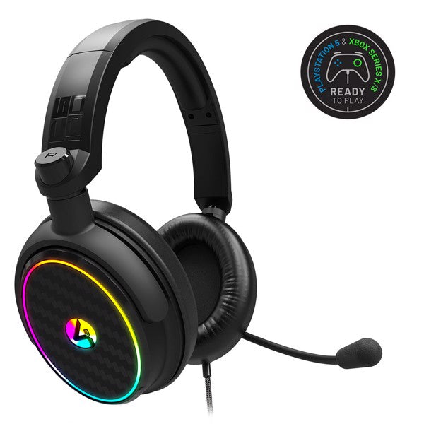 Casti Gaming Over-Ear cu fir , Microfon , C6-100 LED RGB