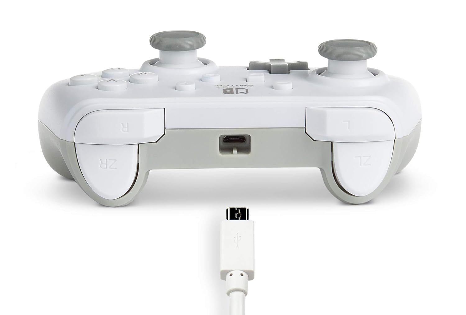 Controller POWERA Wired NINTENDO Switch Alb