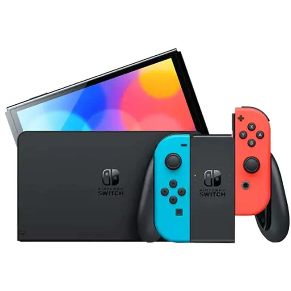 Consola Nintendo Switch OLED cu Joy-Cons RED/BLUE + Joc Mario + Rabbids Sparks of Hope Nintendo Switch NOU