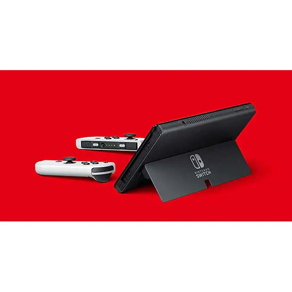 Consola Nintendo Switch OLED cu Joy-Cons ALB/WHITE + Joc Super Mario 3D World: Bowser’s Fury NOU