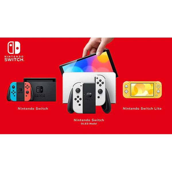 Consola Nintendo Switch OLED cu Joy-Cons WHITE/ALB + Joc Super Mario Party NOU