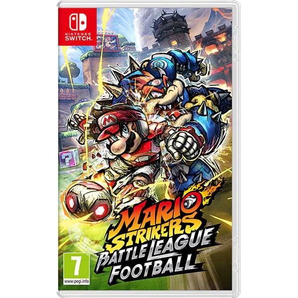 Consola Nintendo Switch OLED cu Joy-Cons ALB/WHITE + Joc Mario Strikers Battle League Football NOU