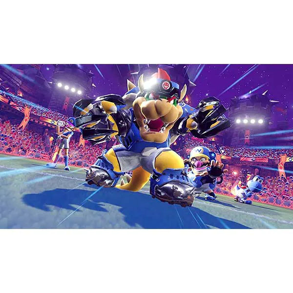 Consola Nintendo Switch OLED cu Joy-Cons RED/BLUE + Joc Mario Strikers Battle League Football NOU