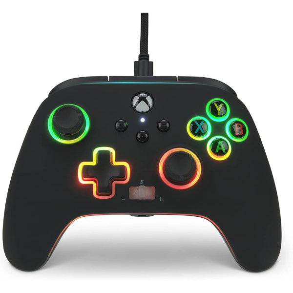 Controller cu fir PowerA Enhanced Wired, Xbox Series X, S, Xbox One, PC, Spectra Infinity, Alb Second-Hand SH