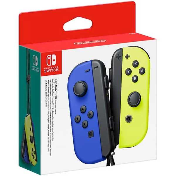 Pereche Joy-Con NINTENDO Switch NSW BLUE/YELLOW Albastru/Galben Second-Hand SH