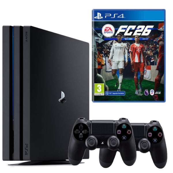 Consola Sony PlayStation 4 PRO PS4 1TB + 2 Controller Second-Hand SH + Joc FC 26 Second-Hand SH