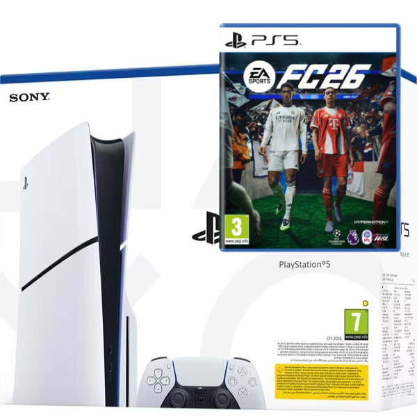 Consola Sony PlayStation 5 PS5 SLIM + Controller Second-Hand SH + Joc FC 26 Second-Hand SH