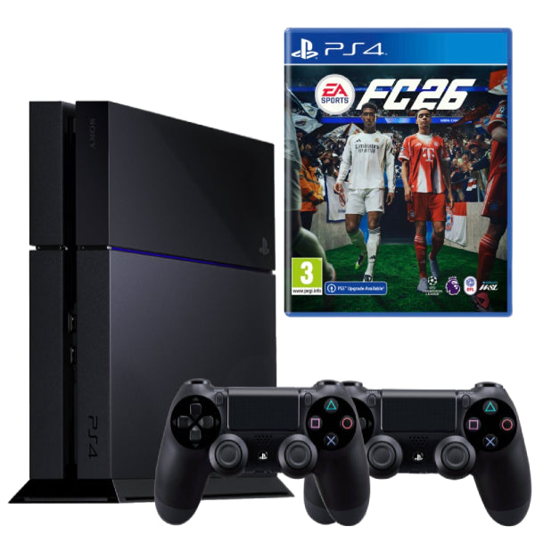 Consola Sony PlayStation 4 PS4 500GB + 2 Controller + Joc FC 26 Second-Hand SH
