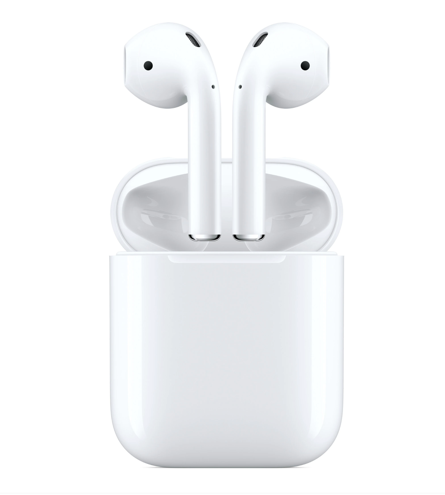 Casti Apple Airpods 2 True Wireless Bluetooth cu Carcasa Incarcare , Alb