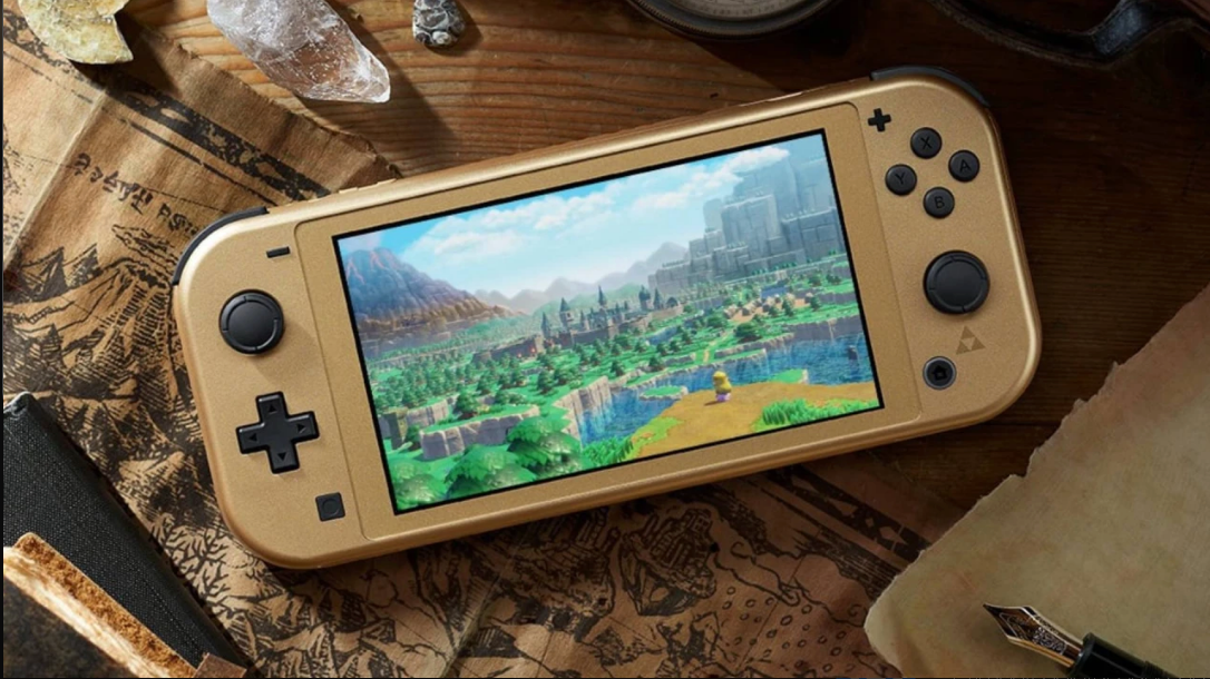 Consola Nintendo Switch Lite Hyrule Edition, Gold NOU
