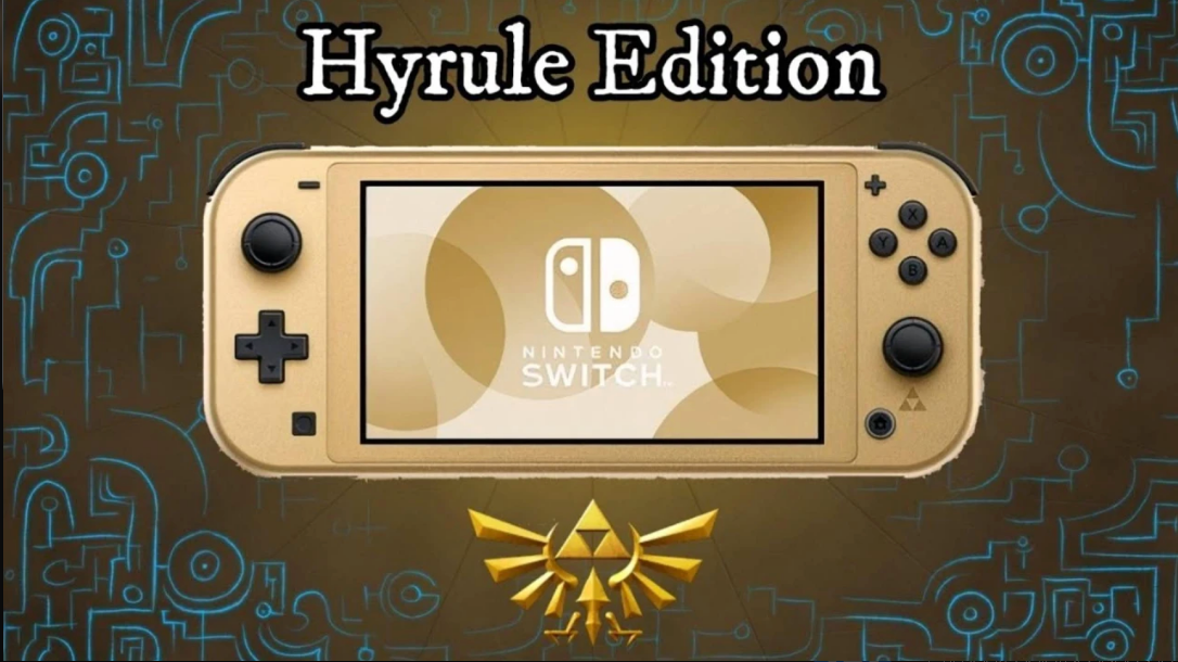 Consola Nintendo Switch Lite Hyrule Edition, Gold NOU