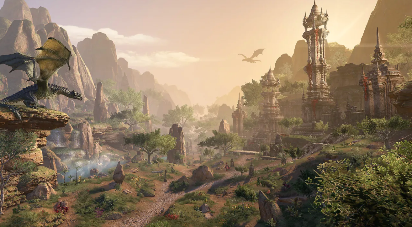 Joc The Elder Scrolls Online Elsweyr pentru PS4 Second-Hand SH