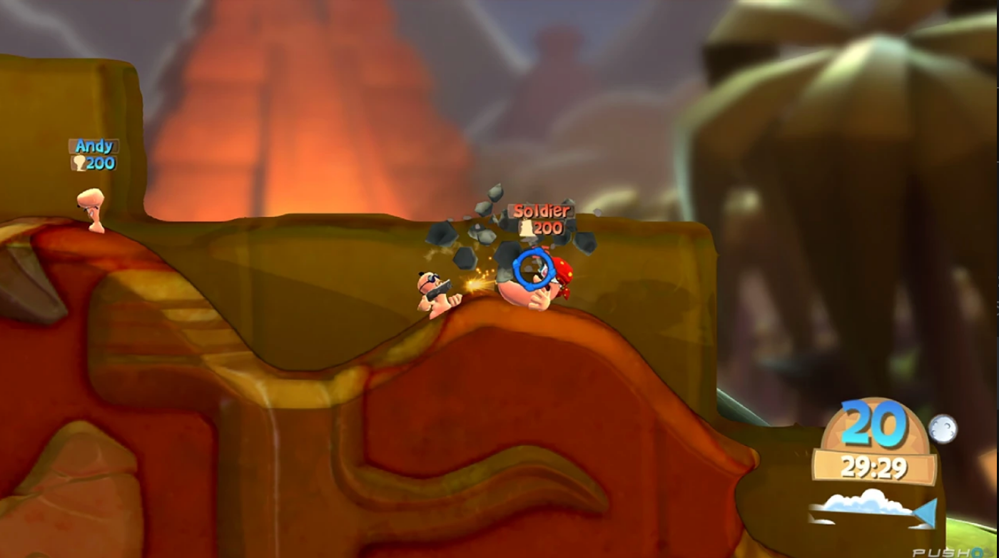 Joc Worms Battlegrounds pentru Xbox One Second-Hand SH