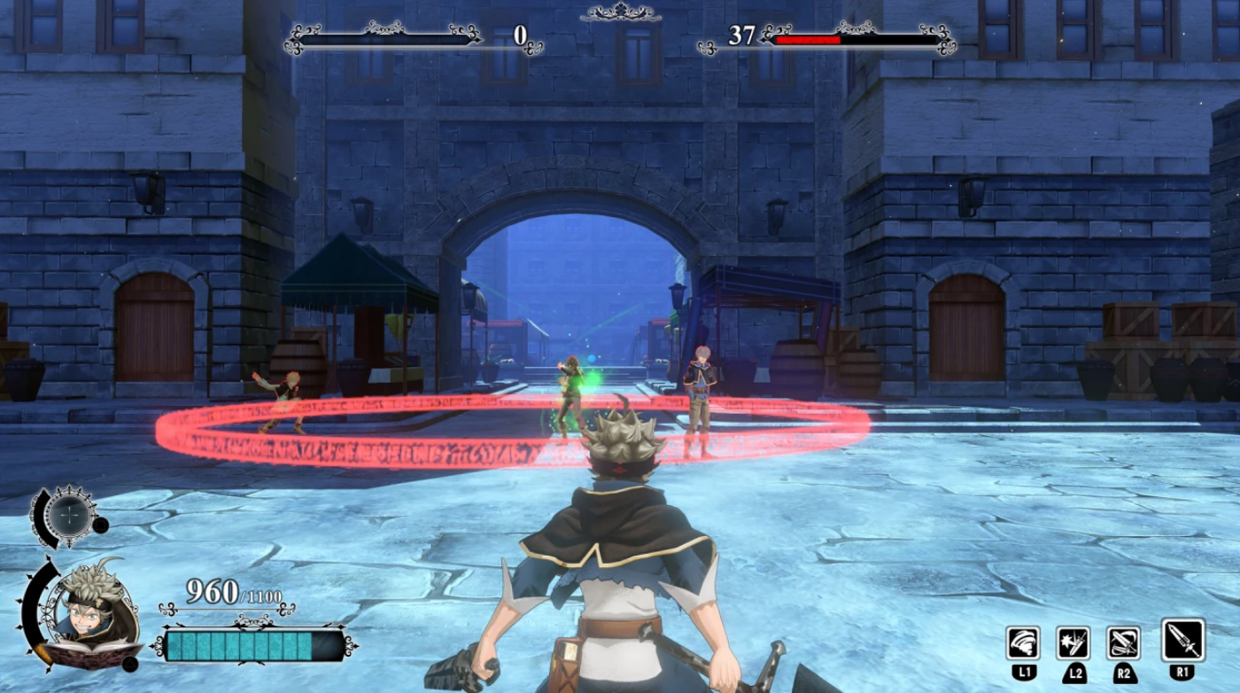 Joc Black Clover Quartet Knights pentru PS4 PlayStation 4 Second-Hand SH