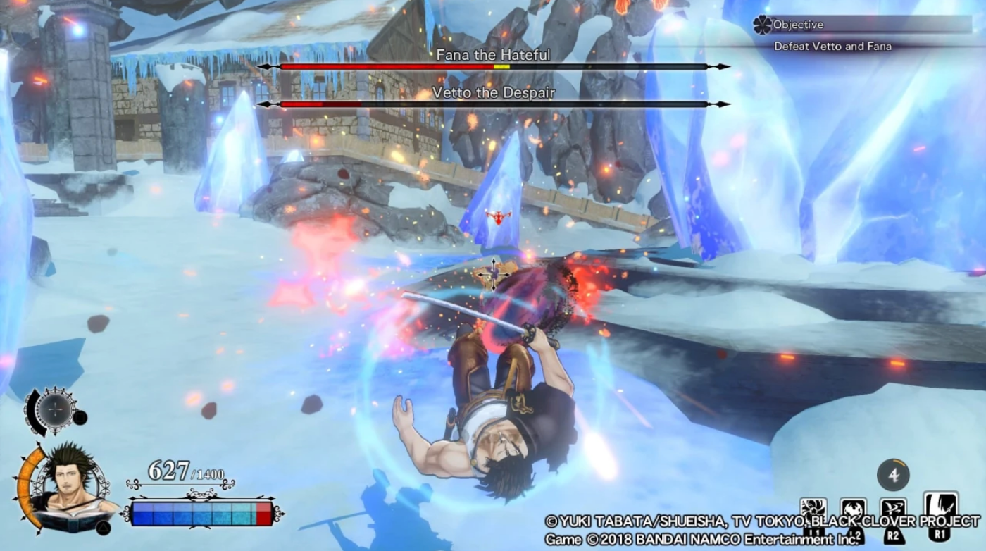 Joc Black Clover Quartet Knights pentru PS4 PlayStation 4 Second-Hand SH