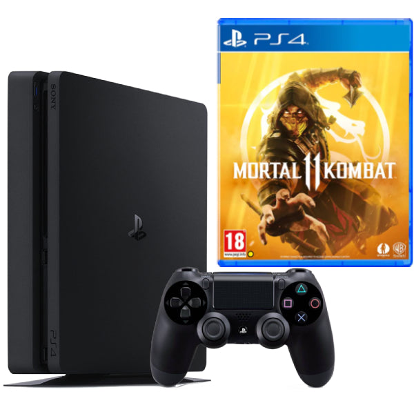 Consola Sony PlayStation 4 SLIM PS4 1TB + Controller + Mortal Kombat 11 Second-Hand SH