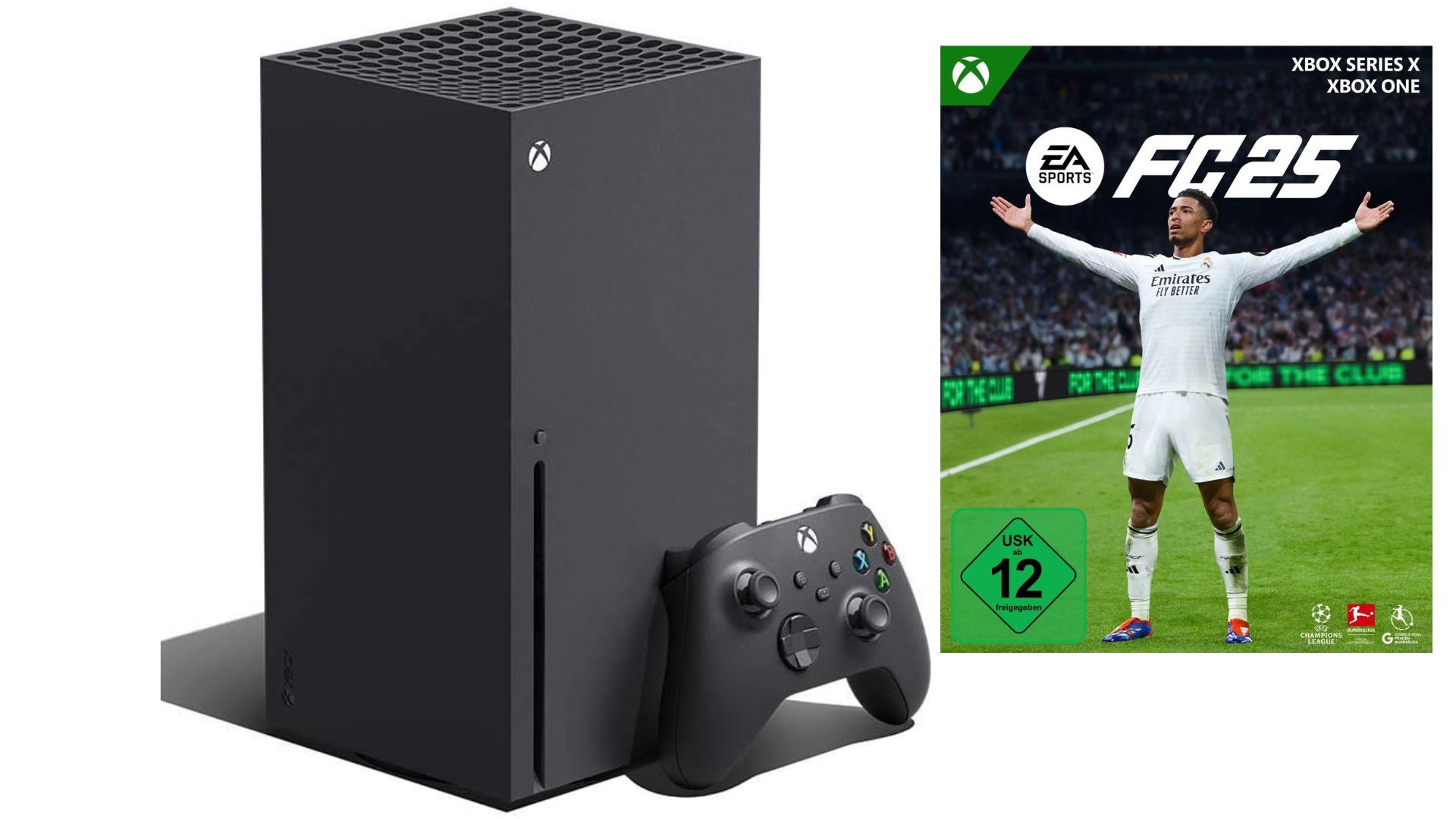Consola Microsoft Xbox Series X 1TB, negru + FC 25 + Controller Second-Hand SH