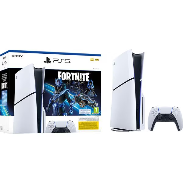 Consola PlayStation 5 Slim (PS5) 1TB, Fortnite Cobalt Star Bundle,ALB, NOU