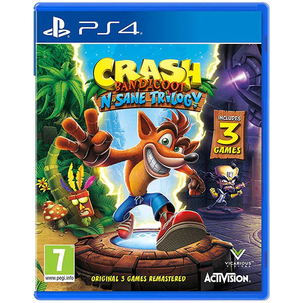 Joc Crash Bandicoot N.sane Trilogy pentru PlayStation 4 PS4 Second-Hand SH