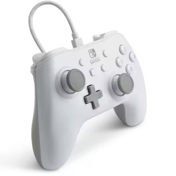 Controller POWER A pentru Nintendo Switch , Alb NOU