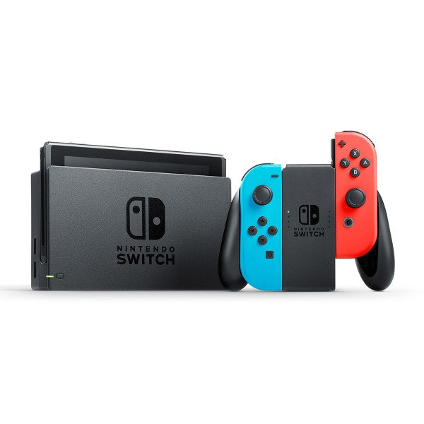 Consola Nintendo Switch V2 cu JOY-CONS Red/Blue + Joc Warioware NOU
