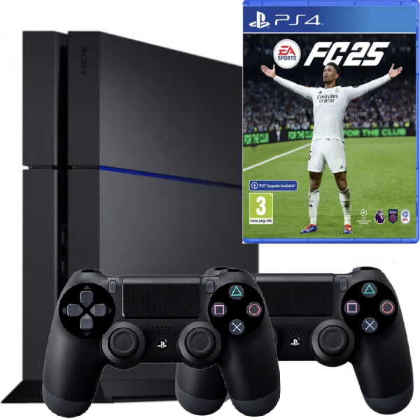 Consola Sony PlayStation 4 PS4 1TB + 2 Controllere Second-Hand + Joc Ea Sports Fc 25