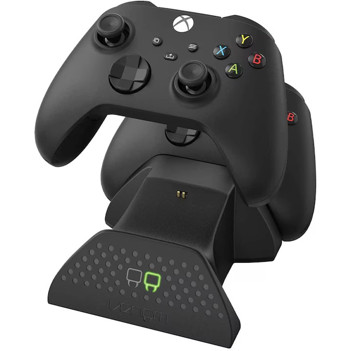 Statie dubla de incarcare, Venom, Negru, Pentru Xbox Series X & S and Xbox One