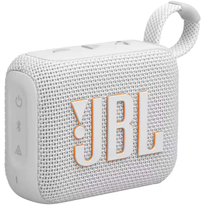 Boxa portabila JBL Go 4, IP67, Bluetooth, Auracast, Alb NOU