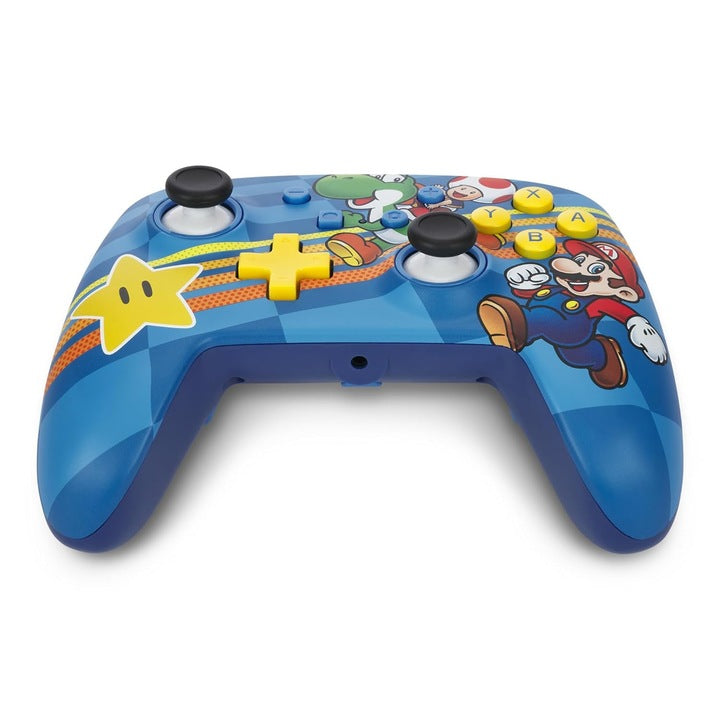 Controller cu fir, PowerA Enhanced Wired, Nintendo Switch, Mario: Mushroom Kingdom Friends NOU