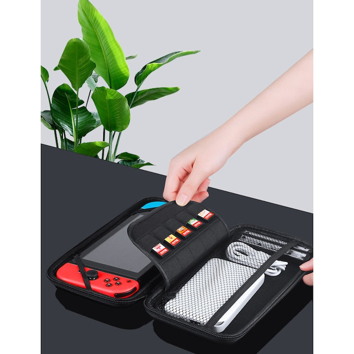 Husa Transport și protecție pentru consola Nintendo Switch și accesorii, Negru NOU